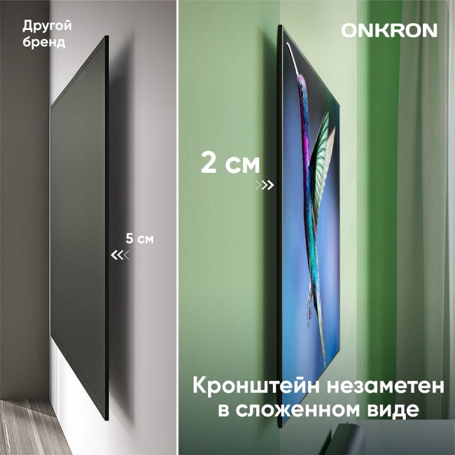 Кронштейн ONKRON Кронштейн для телевизора ONKRON SM2 BLACK