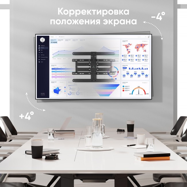 Кронштейн ONKRON Кронштейн для телевизора ONKRON SM2 BLACK