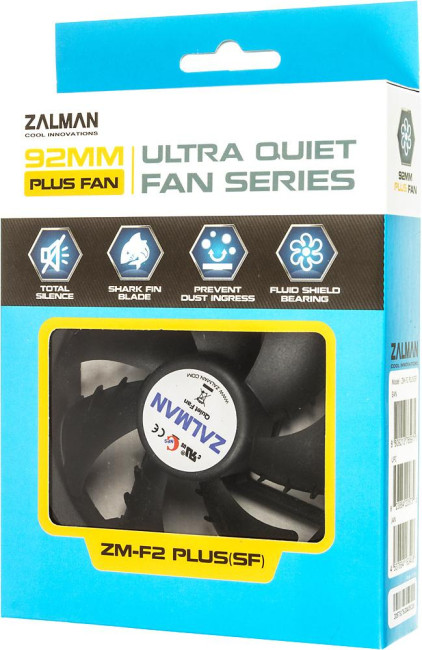 Вентилятор для корпуса Zalman ZM-F2 PLUS (SF) Вентилятор для корпуса Zalman ZM-F2 PLUS (SF)