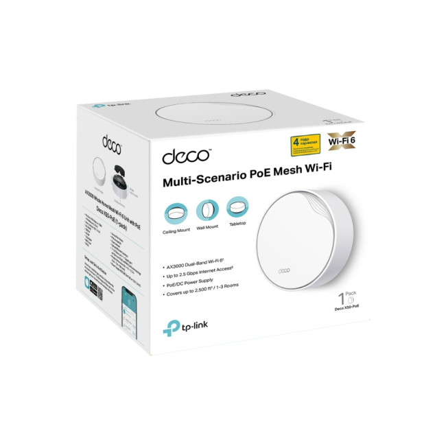 Wi-Fi Mesh-система PoE TP-Link Deco X50-PoE(1-pack)