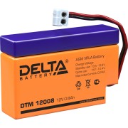 Батарея DELTA серия DTM, DTM 12008, напряжение 12В, емкость 0.8Ач (разряд 20 часов), макс. ток разряда (5 сек.) 12А, макс. ток заряда 0.24А, свинцово-кислотная типа AGM, провод с гнездом AMP Т9, ДxШxВ 96х25х62мм., вес 0.4кг., срок службы 6 лет. Delta DTM Батарея DELTA серия DTM, DTM 12008, напряжение 12В, емкость 0.8Ач (разряд 20 часов), макс. ток разряда (5 сек.) 12А, макс. ток заряда 0.24А, свинцово-кислотная типа AGM, провод с гнездом AMP Т9, ДxШxВ 96х25х62мм., вес 0.4кг., срок службы 6 лет. Delta DTM
