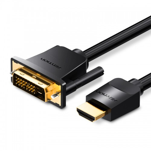 Кабель Vention HDMI 19M/DVI-D Dual link 25M - 5 м. Vention HDMI (m) - DVI-D (m) 5м Кабель Vention HDMI 19M/DVI-D Dual link 25M - 5 м. Vention HDMI (m) - DVI-D (m) 5м