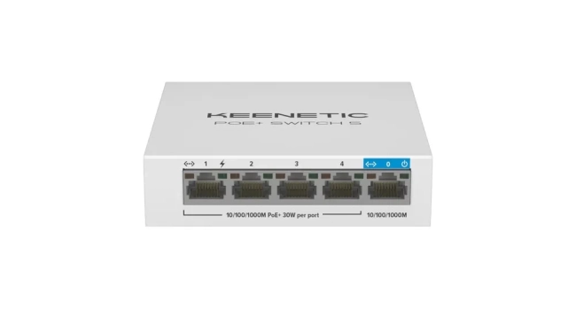 PoE+ коммутатор Keenetic Keenetic PoE+ Switch 5 (KN-4610) PoE+ коммутатор Keenetic Keenetic PoE+ Switch 5 (KN-4610)