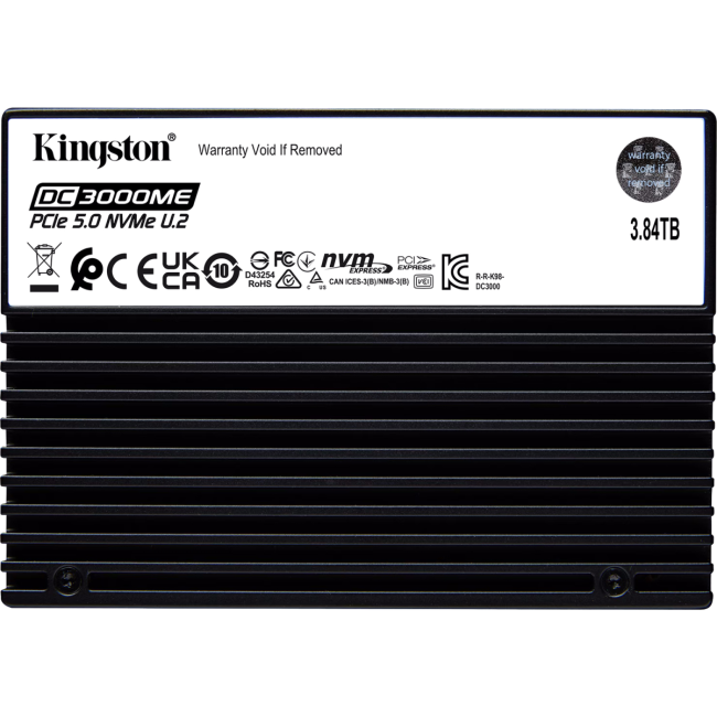 Твердотельный накопитель Kingston DC3000ME 3840GB (SEDC3000ME/3T8)