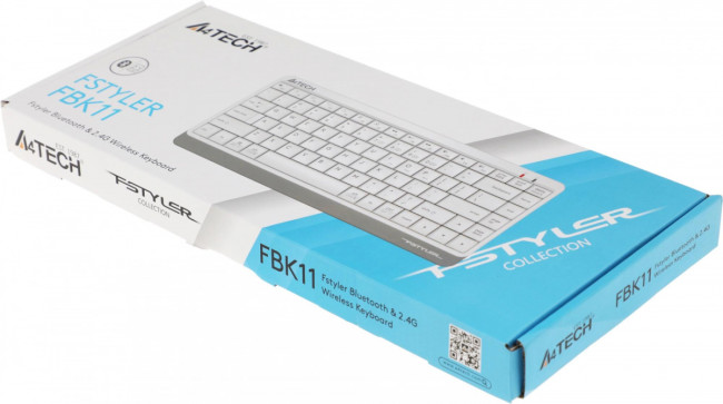 Клавиатура A4Tech FBK11 WHITE Клавиатура A4Tech FBK11 WHITE