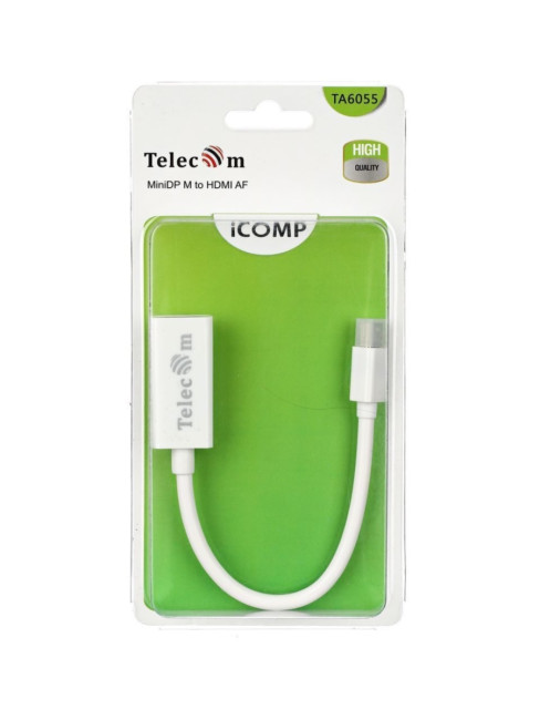 Кабель-переходник Mini DisplayPort (M) -> HDMI (F) Telecom (TA6055) Telecom Mini DisplayPort (M) -> HDMI (F)