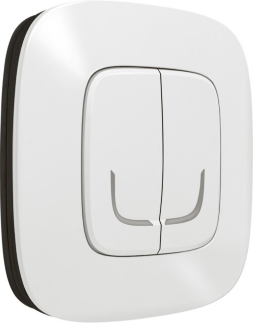 VLN-a БЕЛ Выкл 2к б/п Умный беспроводной выключатель Legrand серия Valena Allure with NETATMO, Цвет Белый. Выключатель 2-клавишный, Управление со смартфона, Zigbee 2,4 ГГц. Рамка в комплекте. VLN-a БЕЛ Выкл 2к б/п Умный беспроводной выключатель Legrand серия Valena Allure with NETATMO, Цвет Белый. Выключатель 2-клавишный, Управление со смартфона, Zigbee 2,4 ГГц. Рамка в комплекте.