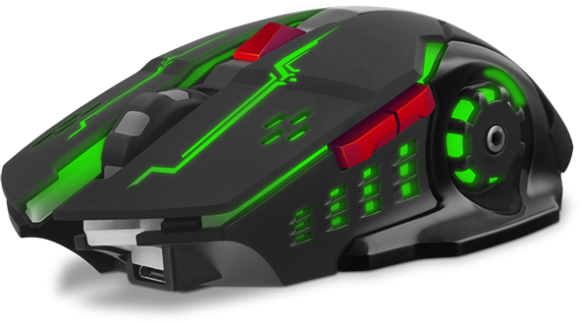 Беспроводная игровая мышь SVEN RX-G930W (бесшумн. кл., 5+1кл. 800-2400 DPI, ST, подсв., игров. упак) Sven RX-G930W