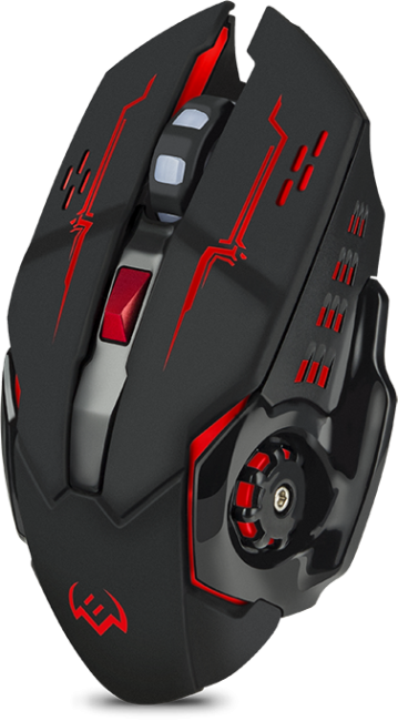 Беспроводная игровая мышь SVEN RX-G930W (бесшумн. кл., 5+1кл. 800-2400 DPI, ST, подсв., игров. упак) Sven RX-G930W