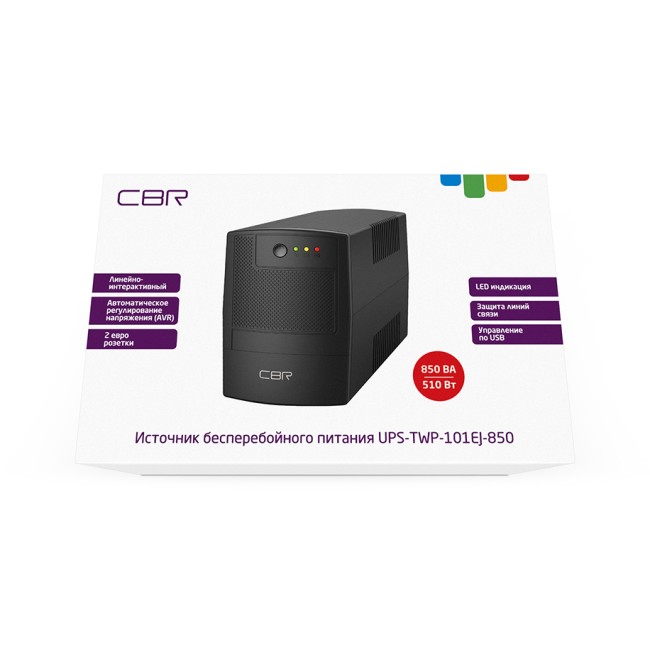 Башенный линейно-интерактивный ИБП CBR UPS-TWP-101EJ-850 Башенный линейно-интерактивный ИБП CBR UPS-TWP-101EJ-850