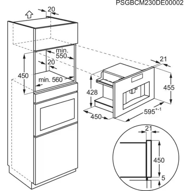 Встраиваемая кофемашина ELECTROLUX Electrolux EBC85H Встраиваемая кофемашина ELECTROLUX Electrolux EBC85H