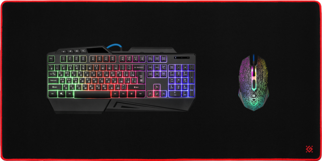 Defender Игровой коврик Black Ultra XXL 900*450*3мм Defender 50564