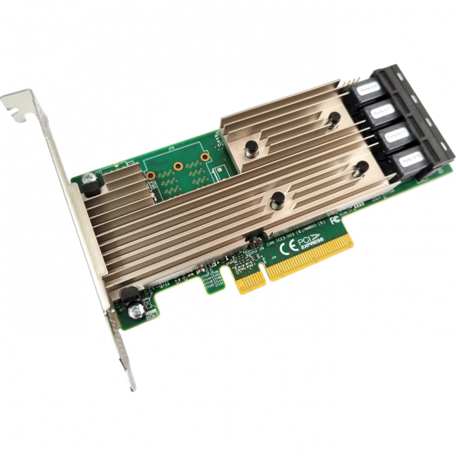 Broadcom HBA-адаптер LSI 9305-16i SGL PCIe 3.0 x8 LP, SAS/SATA 12G HBA, 16port (4*int SFF8643) LSI 9305-16i SGL (05-25703-00) Broadcom HBA-адаптер LSI 9305-16i SGL PCIe 3.0 x8 LP, SAS/SATA 12G HBA, 16port (4*int SFF8643) LSI 9305-16i SGL (05-25703-00)