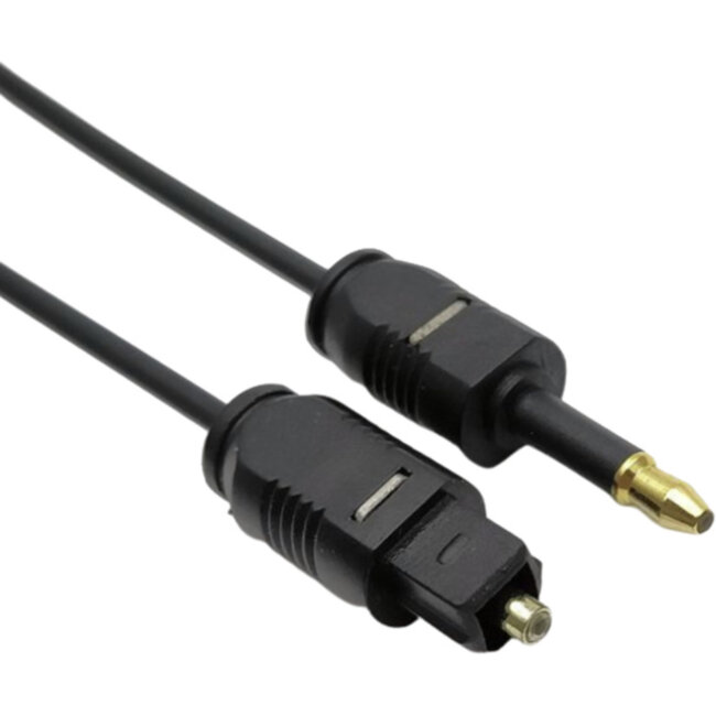 Оптический кабель (Toslink)-M -- >(Toslink)-miniM ,2m, Telecom <TOC2023-2M> VCOM TOC2023-2M