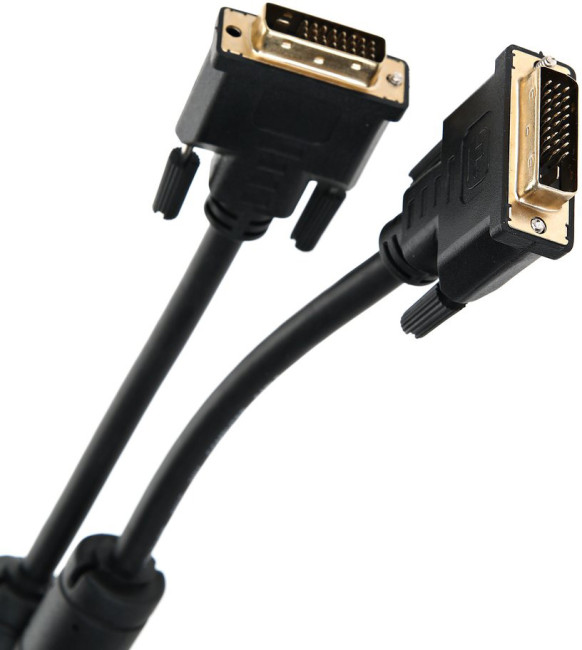 Кабель DVI-DVI Dual Link (25M-25M), 3m, 2 фильтра VCOM <VDV6300-3M> VCOM HDMI (m) - HDMI (m) 3м