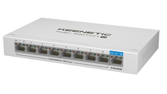 PoE+ коммутатор Keenetic Keenetic PoE+ Switch 9 (KN-4710)