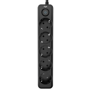 Cетевой фильтр AGNI плоский TP-FD5E-5m-black, 5 розеток Schuko, чёрный, кабель 5 метров, мощность нагрузки 4000 Вт, 16А, заземление, защита от короткого замыкания, сечение кабеля 3 х 1.5 кв.мм., размер 279x54x40 мм. AGNI TP-FD5E-5m-black Cетевой фильтр AGNI плоский TP-FD5E-5m-black, 5 розеток Schuko, чёрный, кабель 5 метров, мощность нагрузки 4000 Вт, 16А, заземление, защита от короткого замыкания, сечение кабеля 3 х 1.5 кв.мм., размер 279x54x40 мм. AGNI TP-FD5E-5m-black