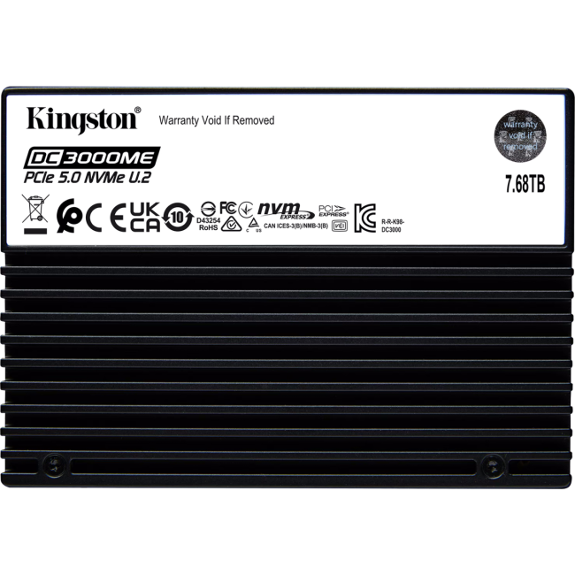 Твердотельный накопитель Kingston DC3000ME 7680GB (SEDC3000ME/7T6)