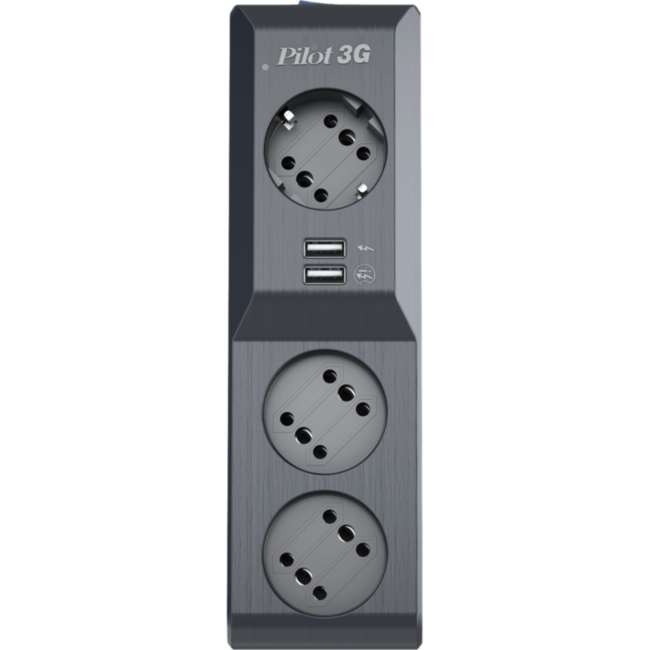 Сетевой фильтр ZIS Pilot 3G (1.8 м, 3 розетки)