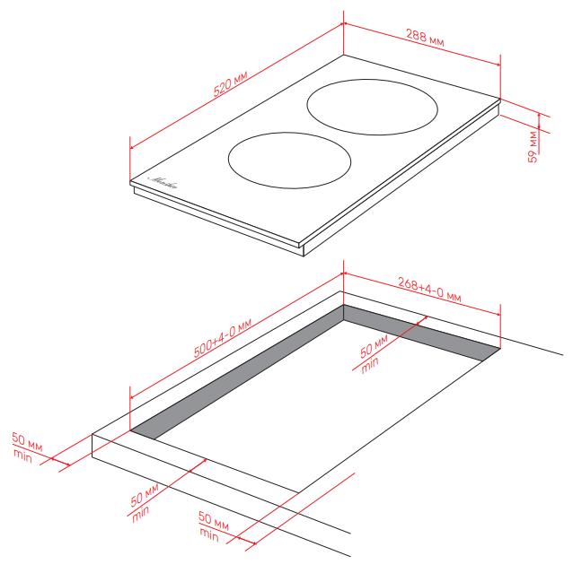 Варочная поверхность MONSHER Monsher MHI 3003