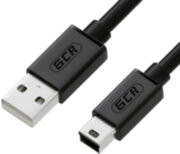 Greenconnect Кабель 1.5m USB 2.0, AM/mini 5P, черный, 28/28 AWG, экран, армированный, морозостойкий, GCR-UM2M5P-BB2S-1.5m Greenconnect USB 2.0 Type-AM - miniUSB 1.5м