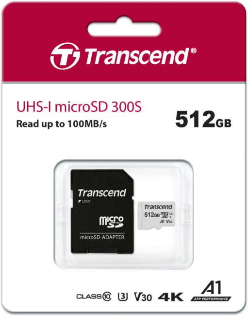 Карта памяти Transcend microSDXC 300S