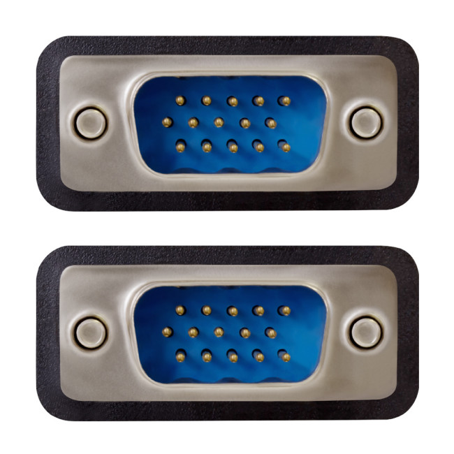 Кабель SVGA  серый  1.8м   dual link 15M / 15M  ферритовые кольца 15M / 15M Premium, 28/28 AWG, двойной экран Greenconnect VGA (m) - VGA (m) 1.8м