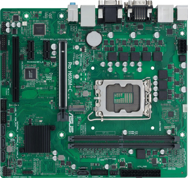 Материнская плата ASUS PRO H610M-C-CSM Материнская плата ASUS PRO H610M-C-CSM
