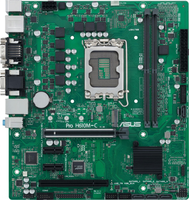 Материнская плата ASUS PRO H610M-C-CSM Материнская плата ASUS PRO H610M-C-CSM