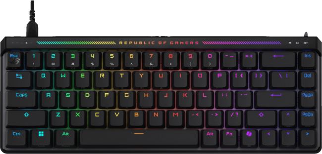 Клавиатура ASUS M605 ROG FALCHION ACE HFX/HFX/RU/PBT ASUS 90MP03VE-BKRA20 Клавиатура ASUS M605 ROG FALCHION ACE HFX/HFX/RU/PBT ASUS 90MP03VE-BKRA20