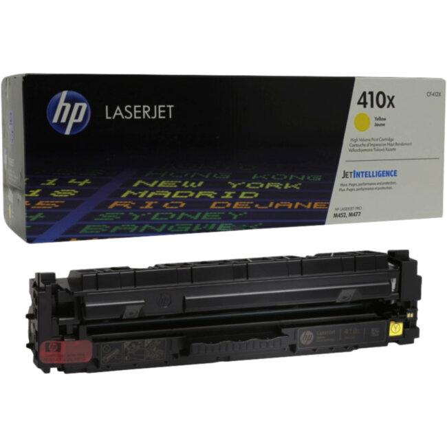 Тонер-картридж HP 410X Yellow Original LaserJet Toner Cartridge (CF412X)