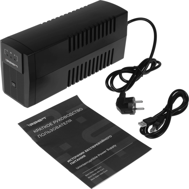 Башенный линейно-интерактивный ИБП с разъемами Schuko, мощностью 850 Ва Ippon 403408