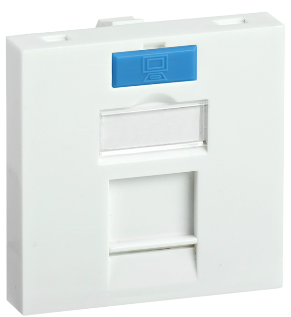 ITK Вставка 45х45мм для 1 мод. Keystone Jack с маркером ITK CS6-12M