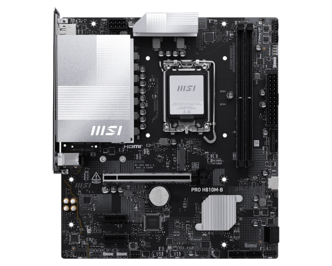 Материнская плата MSI PRO H810M-B