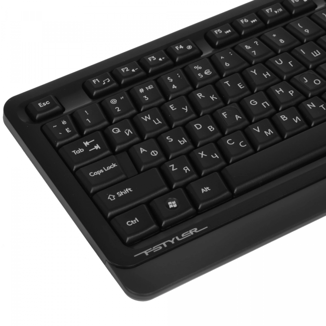 Клавиатура A4Tech Fstyler FKS10 черный/серый USB (FKS10 GREY) A4Tech FKS10 GREY Клавиатура A4Tech Fstyler FKS10 черный/серый USB (FKS10 GREY) A4Tech FKS10 GREY