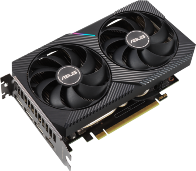 Видеокарта ASUS DUAL-RTX3050-O8G Видеокарта ASUS DUAL-RTX3050-O8G