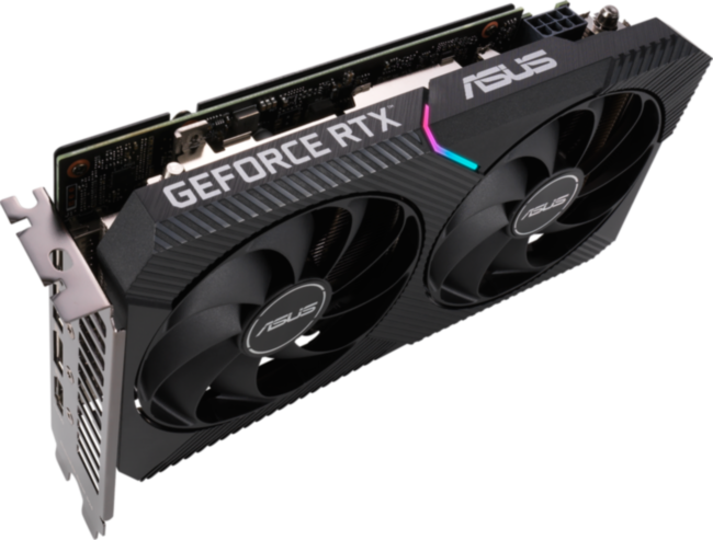 Видеокарта ASUS DUAL-RTX3050-O8G Видеокарта ASUS DUAL-RTX3050-O8G