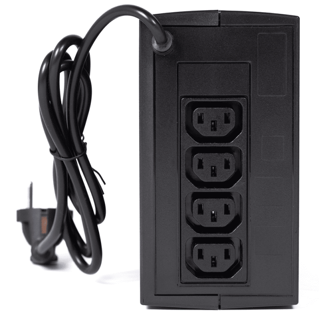 ИБП ЮНИОР 850, 850/480 ВА/Вт, LED, IEC-C13x4 Импульс JN85101