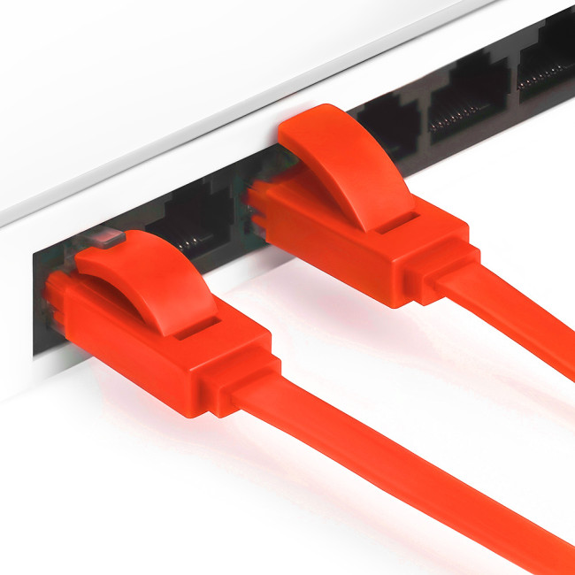 Greenconnect Патч-корд PROF плоский прямой 20.0m, UTP медь кат.6, красный, позолоченные контакты, 30 AWG, GCR-LNC624-20.0m, ethernet high speed 10 Гбит/с, RJ45, T568B Greenconnect RJ45(m) - RJ45(m) Cat. 6 U/UTP PVC 20м красный Greenconnect Патч-корд PROF плоский прямой 20.0m, UTP медь кат.6, красный, позолоченные контакты, 30 AWG, GCR-LNC624-20.0m, ethernet high speed 10 Гбит/с, RJ45, T568B Greenconnect RJ45(m) - RJ45(m) Cat. 6 U/UTP PVC 20м красный