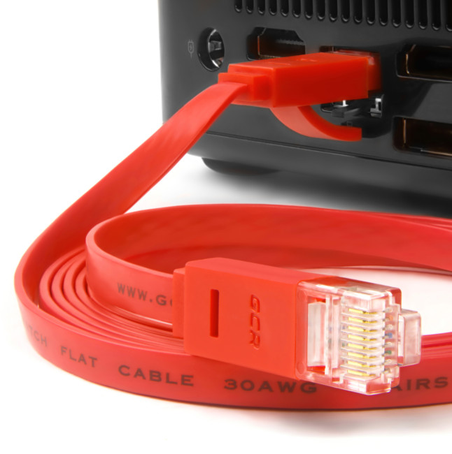 Greenconnect Патч-корд PROF плоский прямой 20.0m, UTP медь кат.6, красный, позолоченные контакты, 30 AWG, GCR-LNC624-20.0m, ethernet high speed 10 Гбит/с, RJ45, T568B Greenconnect RJ45(m) - RJ45(m) Cat. 6 U/UTP PVC 20м красный Greenconnect Патч-корд PROF плоский прямой 20.0m, UTP медь кат.6, красный, позолоченные контакты, 30 AWG, GCR-LNC624-20.0m, ethernet high speed 10 Гбит/с, RJ45, T568B Greenconnect RJ45(m) - RJ45(m) Cat. 6 U/UTP PVC 20м красный
