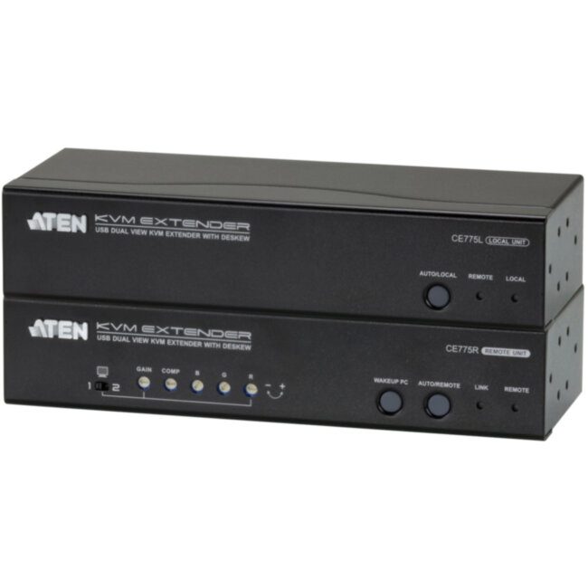 KVM-удлинитель USB Dual View c deskeview ATEN CE775