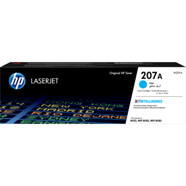 Тонер-картридж HP LaserJet 207A Cyan (W2211A) Тонер-картридж HP LaserJet 207A Cyan (W2211A)