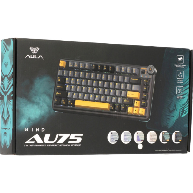 Игровая клавиатура AULA AU75 (6978080506450) Игровая клавиатура AULA AU75 (6978080506450)
