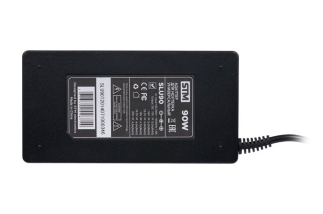 Универсальный адаптер для ноутбуков на 90Ватт STM SLU 90