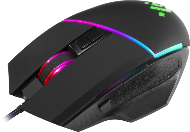 Defender Проводная игровая мышь Warfame GM-880L RGB,8кнопок,12800dpi Defender 52880