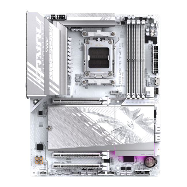 Материнская плата GIGABYTE B850 AORUS ELITE WF7 ICE Материнская плата GIGABYTE B850 AORUS ELITE WF7 ICE