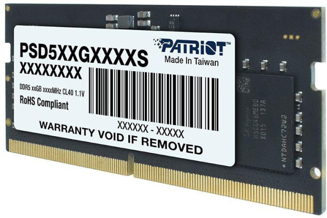 Память DDR5 16GB 4800MHz Patriot PSD516G480081S Память DDR5 16GB 4800MHz Patriot PSD516G480081S