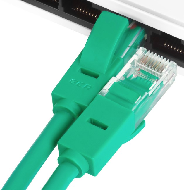 Greenconnect Патч-корд прямой 2.0m, UTP кат.5e, зеленый, позолоченные контакты, 24 AWG, литой, GCR-LNC05-2.0m, ethernet high speed 1 Гбит/с, RJ45, T568B Greenconnect RJ45(m) - RJ45(m) Cat. 5e U/UTP PVC 2м зелёный