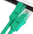 Greenconnect Патч-корд прямой 2.0m, UTP кат.5e, зеленый, позолоченные контакты, 24 AWG, литой, GCR-LNC05-2.0m, ethernet high speed 1 Гбит/с, RJ45, T568B Greenconnect RJ45(m) - RJ45(m) Cat. 5e U/UTP PVC 2м зелёный