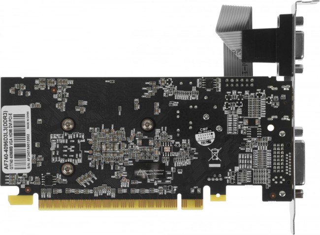 Видеокарта AFOX CORPORATION AF740-4096D3L3 Видеокарта AFOX CORPORATION AF740-4096D3L3